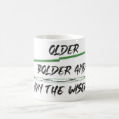 Grappenboodschap over leeftijdsbeelden en woorden koffiemok (Center)