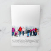 Grappend Kerstkaart met leuk foto  Feestdagen Kaart (Binnen)