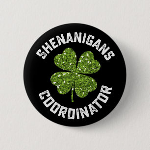 Grappenmaker Coördinator Funny St Patrick's Day Ronde Button 5,7 Cm