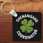 Grappenmaker Coördinator Funny St Patrick's Day Sleutelhanger (Voorkant)