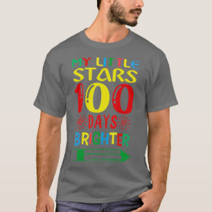 Grappig 100 dagen school citeert mijn kleine sterr t-shirt