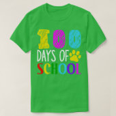 Grappig 100 dagen schoolfeest 2 t-shirt (Design voorkant)