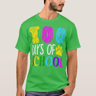 Grappig 100 dagen schoolfeest 2 t-shirt