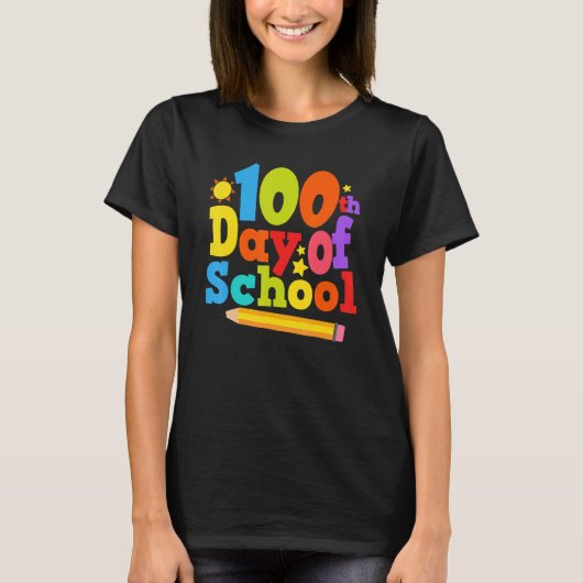Grappig 100 dagen slimmer overhemd Fijne 100e dag T-shirt (Voorkant)