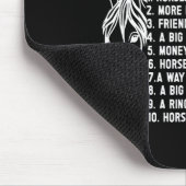 Grappig 10 dingen die ik wil in het leven Grappige Muismat (Hoek)