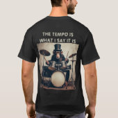 Grappig '10 Thing I Want' Drummer T-shirt (Achterkant)