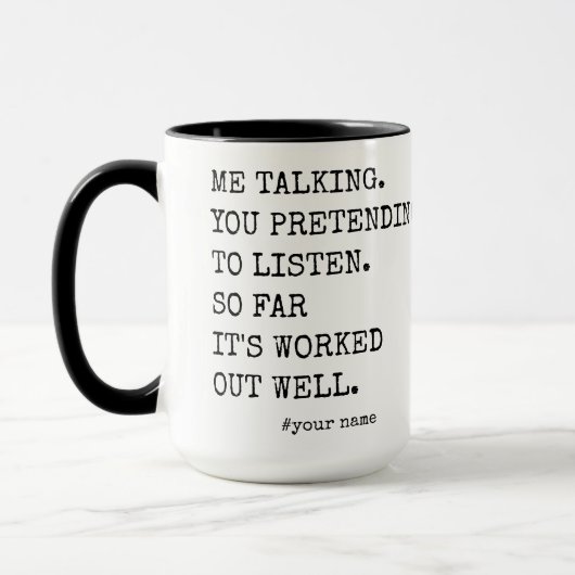 Grappig 10e Jubileum voor echtgenoot Coffee Mok (Links)