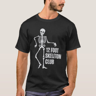 Grappig 12 voet skelet Club Halloween Kinder truc T-shirt