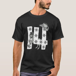 Grappig 14e verjaardag 14 jaar oud paard cowgirl g t-shirt