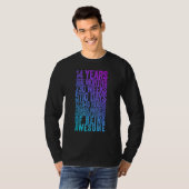 Grappig 14e Verjaardag Shirt Oude Meter Grappig 14 (Voorkant volledig)