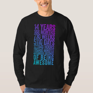 Grappig 14e Verjaardag Shirt Oude Meter Grappig 14