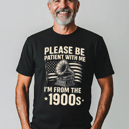 Grappig 1900s Gramophone T-shirt