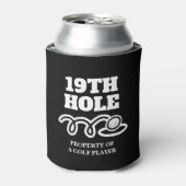 Grappig 19th hole golf humor geschenk drankbier blikjeskoeler (Blikje Voorkant)