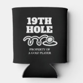 Grappig 19th hole golf humor geschenk drankbier blikjeskoeler (Achterkant)
