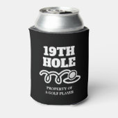 Grappig 19th hole golf humor geschenk drankbier blikjeskoeler (Blikje Achterkant)