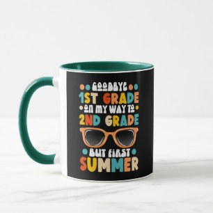 Grappig 1e Grade Afstuderen naar 2e Grade Summer Mok