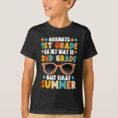 Grappig 1e Grade Afstuderen naar 2e Grade Summer T-shirt (Voorkant)