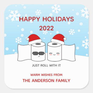 Grappig 2020 dat u gewoon met IT Toilet Paper door Vierkante Sticker