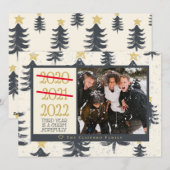 Grappig 2021 Een laatste poging 2022 kerstboomfoto Feestdagenkaart (Voorkant / Achterkant)