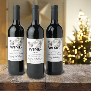 Grappig 2023 wijnlijm houdt ons samen groen wijn etiket