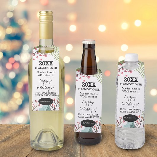 Grappig 2024 is bijna voorbij Voeg je Logo vakanti Flessenhanger