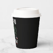 Grappig 2024 Verkiezingen Cthulhu voor President Papieren Bekers (Links)