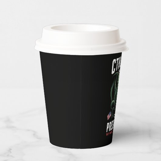 Grappig 2024 Verkiezingen Cthulhu voor President Papieren Bekers (Rechts)