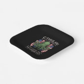 Grappig 2024 Verkiezingen Cthulhu voor President Papieren Bordje (Gebogen)