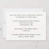 Grappig 21ste verjaardagsfeestje | 21 Legale Leeft Kaart (Achterkant)