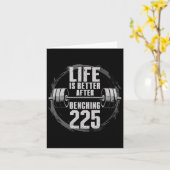 Grappig 225 pond bankdruk sportschool - beter na B Kaart (Gele Bloem)