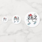 Grappig 26.2 Marathon Runner Table Confetti (Achterkanten)