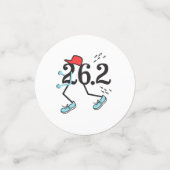 Grappig 26.2 Marathon Runner Table Confetti (Kleine voorkant)