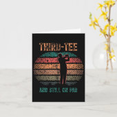 Grappig 30e verjaardag Golf Pun Golfen 30 jaar oud Kaart (Gele Bloem)