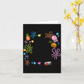 Grappig 367 dagen later 67 Zes Zeven Gelukkig Nieu Kaart (Gele Bloem)