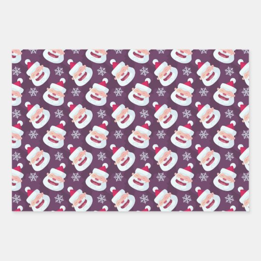 Grappig 3 vellen kerstthema inpakpapier (Voorkant 2)