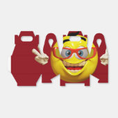 Grappig 3d emoticon bedankdoosjes (Uitgevouwen)