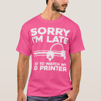Grappig 3D-printerontwerp voor mannen vrouwen 3D-p T-shirt