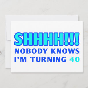 Grappig 40 jaar oude uitnodigingen