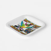 Grappig 40+ Verjaardagsfeest Papieren Borden Papieren Bordje (Gebogen)