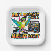 Grappig 40+ Verjaardagsfeest Papieren Borden Papieren Bordje (Voorkant)