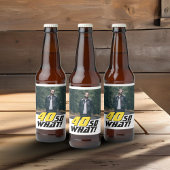 Grappig 40, wat Quote Foto 40th Birthday Bier Etiket
