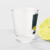Grappig 40, wat Quote Foto 40th Birthday Shot Glas (Links)