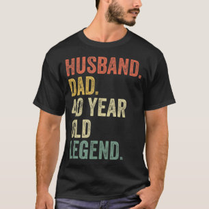 Grappig 40e verjaardag voor mannen cadeaus papa 1 t-shirt