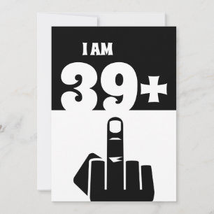 Grappig 40th Birthday Gift, 39 plus één controleur Kaart