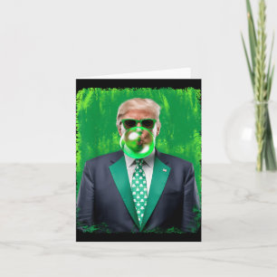 Grappig 47e President St Patricks Day Irish Trump Kaart
