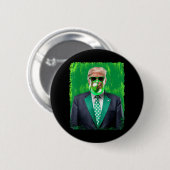 Grappig 47e President St Patricks Day Irish Trump Ronde Button 5,7 Cm (Voorkant /achterkant)