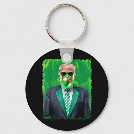 Grappig 47e President St Patricks Day Irish Trump  Sleutelhanger (Voorkant)