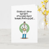 Grappig 48ste verjaardag Wenskaart Kaart (Gele Bloem)