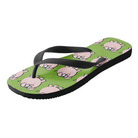 Grappig 4 Cartoon Varken Kies Kleur Mannen Slipper (Schuin)