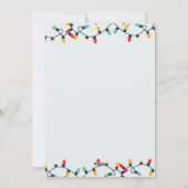 Grappig 4 Foto Kerst Kaart Feestelijke AF Custom (Achterkant)